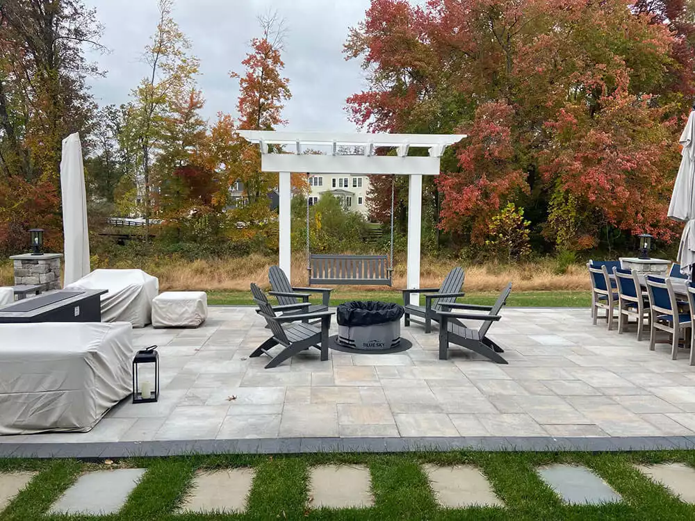 pergola and patio