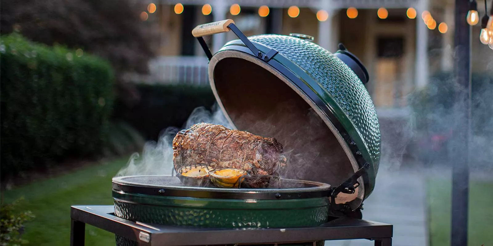 header prime rib on big green egg