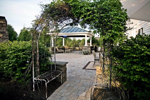 landscape designer tips - vines covering a pergola