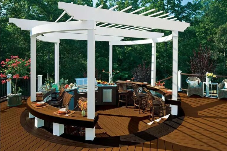 build a deck with a pergola in Dulles VA